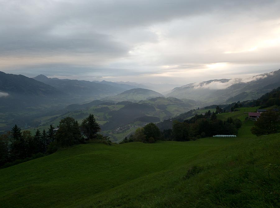 Bergwelt im Salzburger Land. Foto: Berger+Parkkinen Architekten